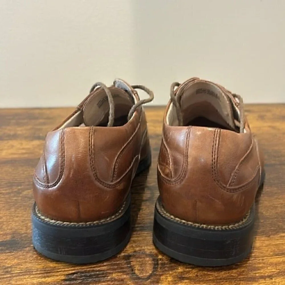 Florsheim Oxfords Men's Brown Leather Lace-up Casual Dress Shoes size 8.5 D